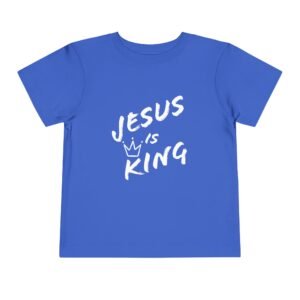 Jesus is King Toddler Short Sleeve T-Shirt