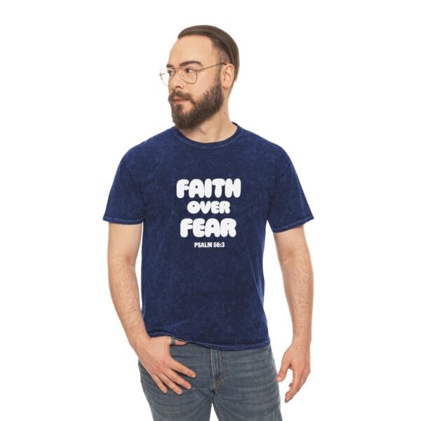 Faith Over Fear (Psalm 56:3) Mineral Wash T-Shirt - Image 5
