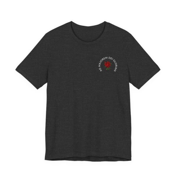 AMDG Ad Majorem Dei Gloriam (LATIN) - Front & Back Jesuit T-shirt - Image 9