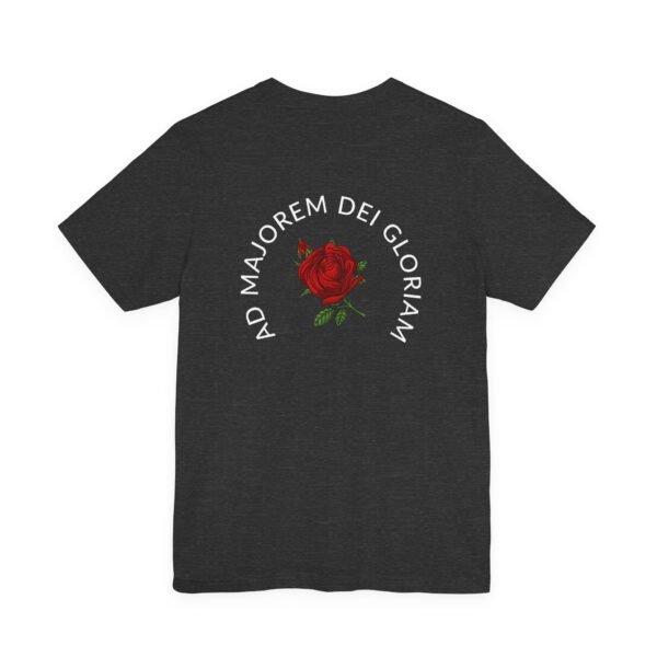 AMDG Ad Majorem Dei Gloriam (LATIN) - Front & Back Jesuit T-shirt - Image 10