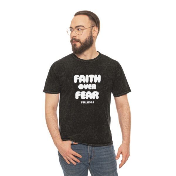 Faith Over Fear (Psalm 56:3) Mineral Wash T-Shirt - Image 2