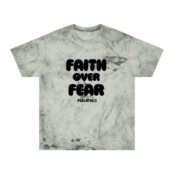 Faith Over Fear (Psalm 56:3) Color Blast T-Shirt - Image 5