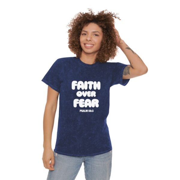Faith Over Fear (Psalm 56:3) Mineral Wash T-Shirt - Image 6