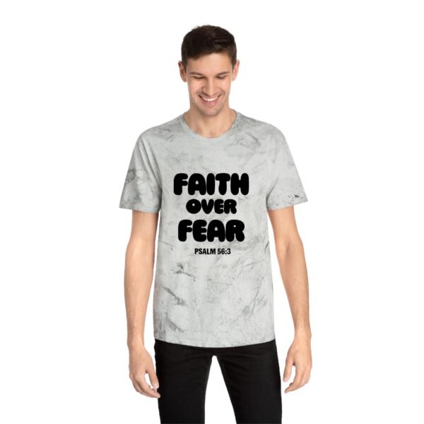 Faith Over Fear (Psalm 56:3) Color Blast T-Shirt - Image 2