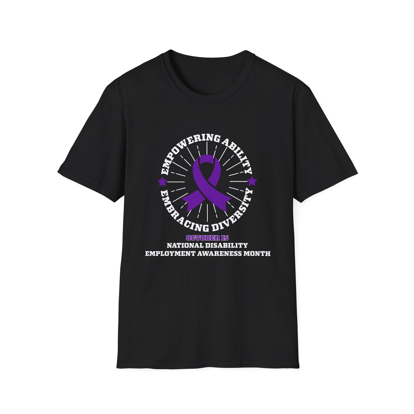 Empowering Ability-Embracing Diversity - National Disability Employment Awareness Month T-Shirt