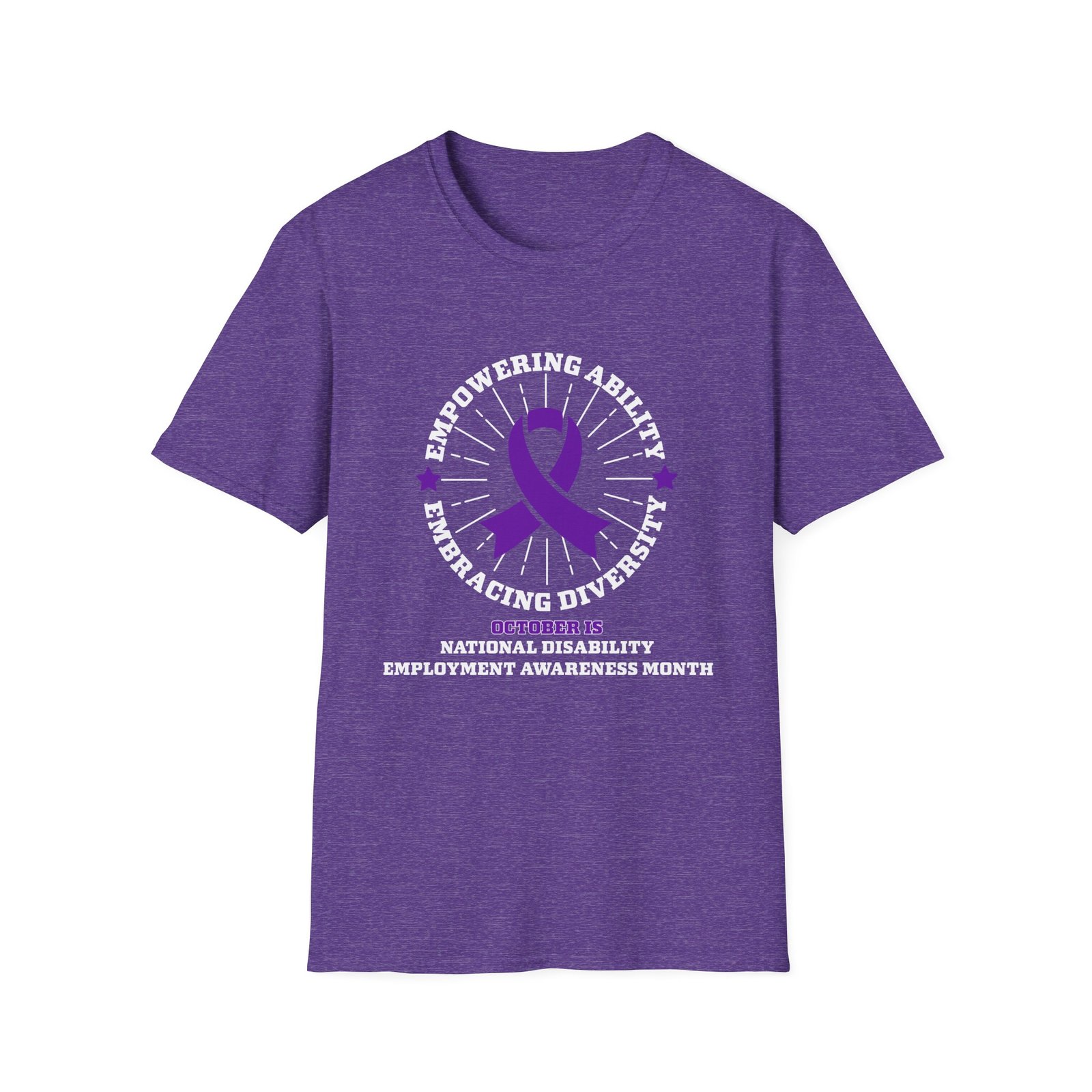 Empowering Ability-Embracing Diversity - National Disability Employment Awareness Month T-Shirt - Image 7