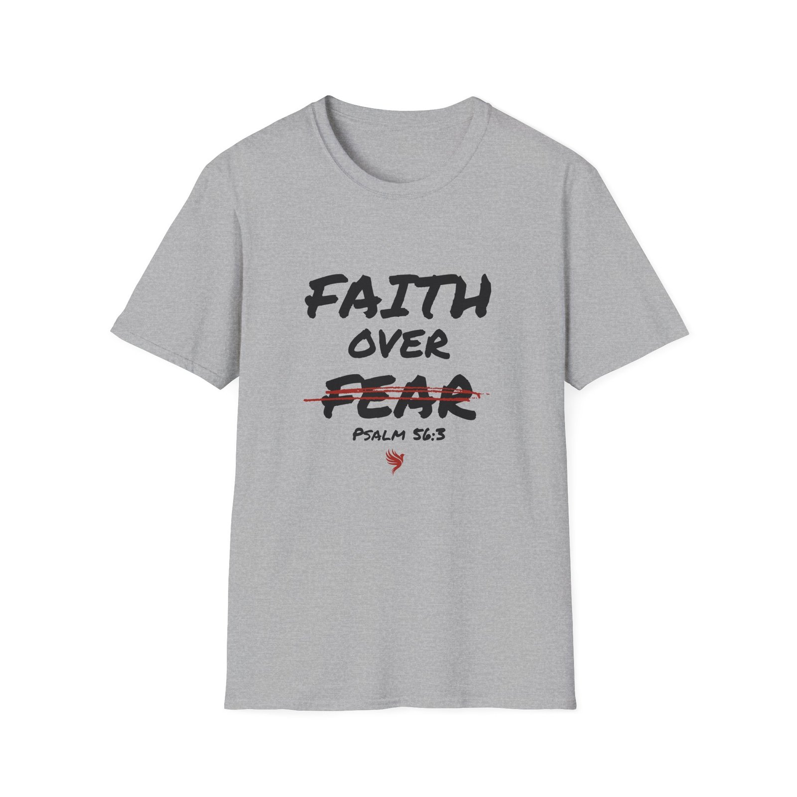 Faith Over Fear (Psalm 56:3) T-Shirt - Image 4