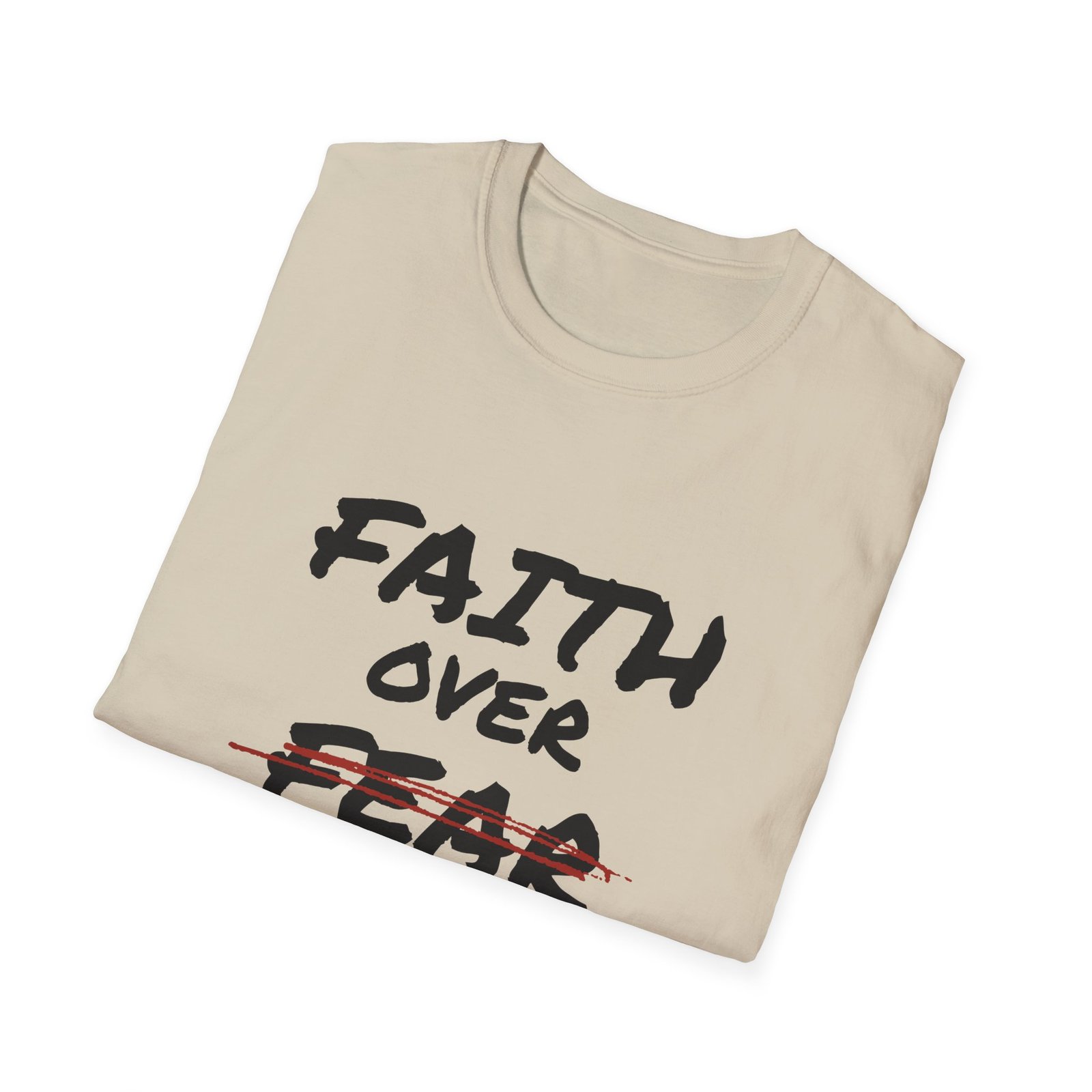Faith Over Fear (Psalm 56:3) T-Shirt - Image 8