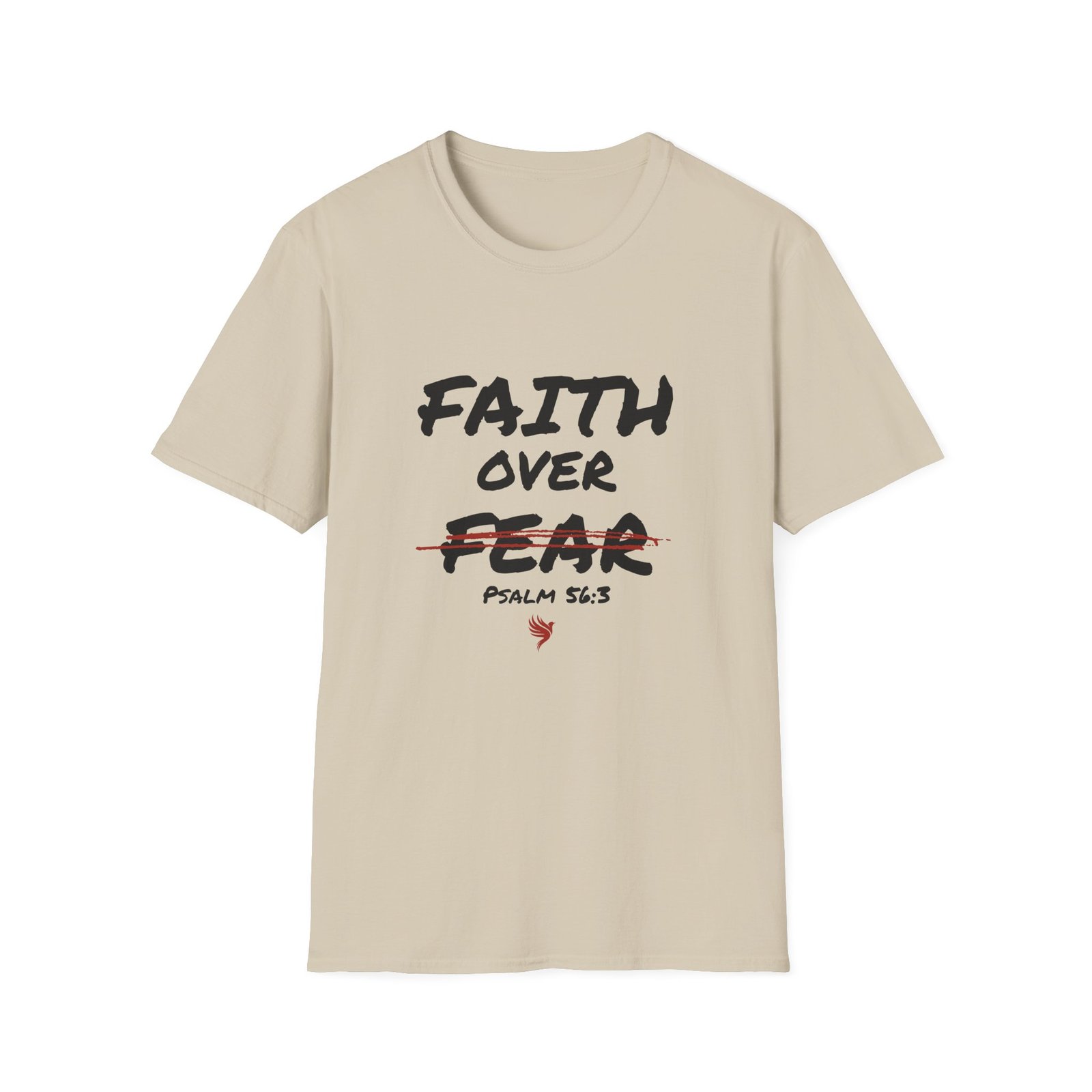 Faith Over Fear (Psalm 56:3) T-Shirt - Image 7