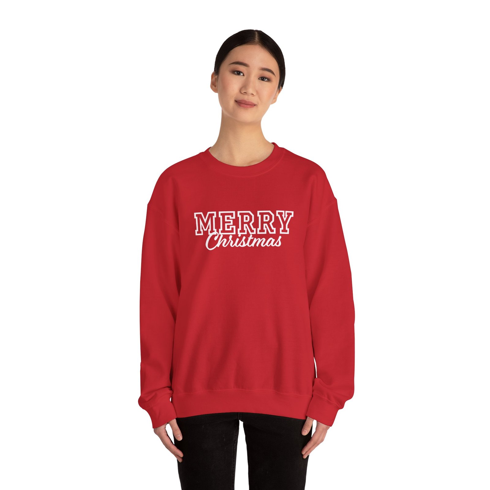Merry Christmas Crewneck Sweatshirt - Image 3