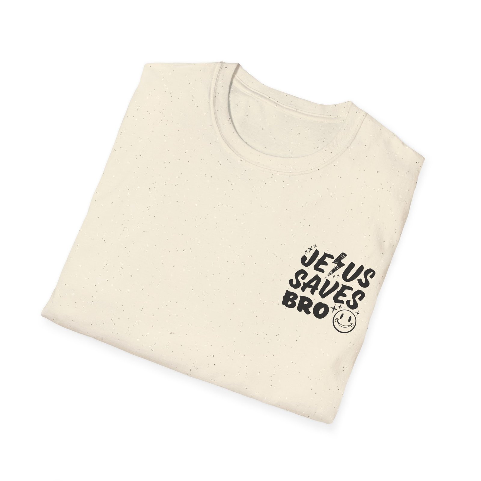 Jesus Saves Bro Front & Back Adult T-Shirt - Image 7