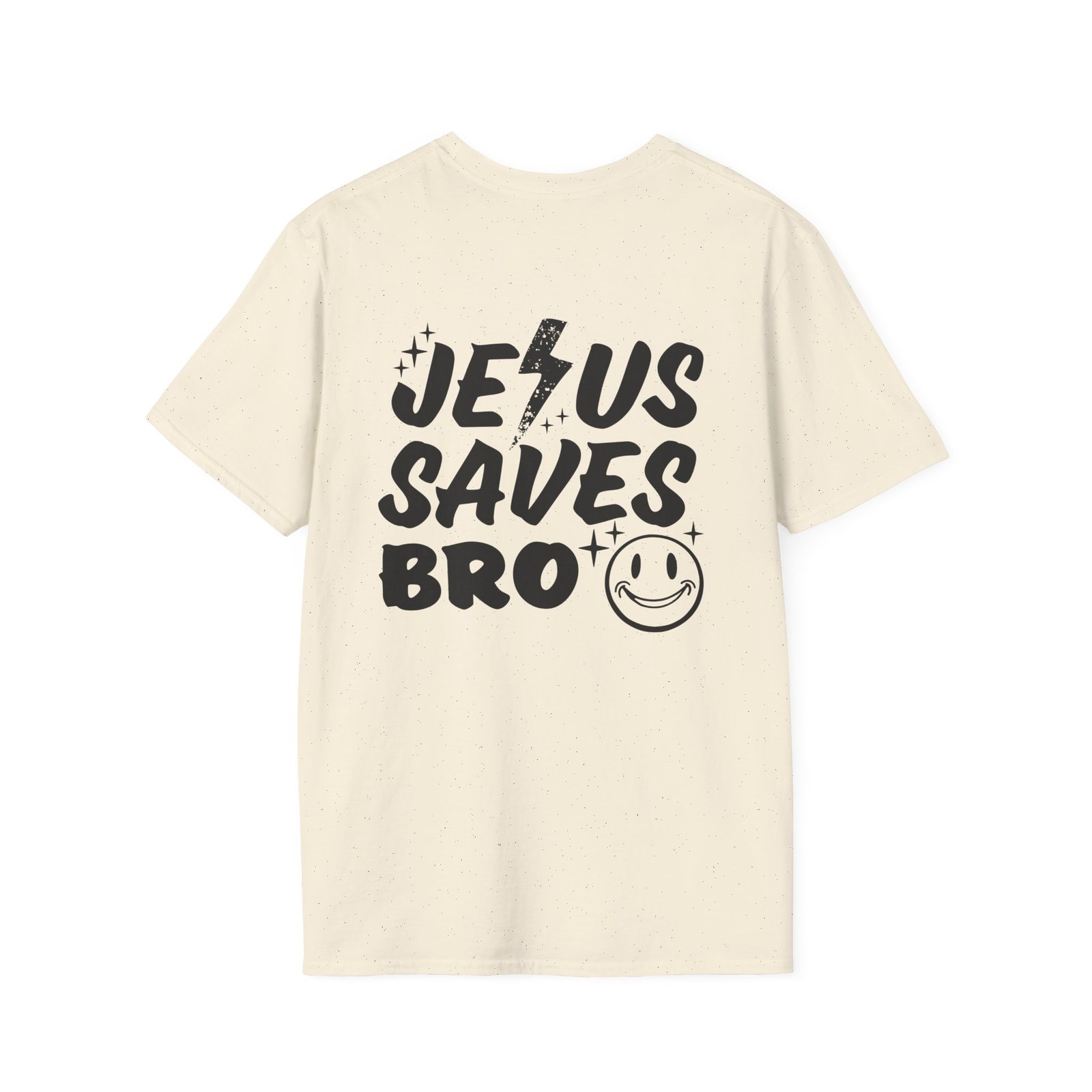 Jesus Saves Bro Front & Back Adult T-Shirt - Image 9