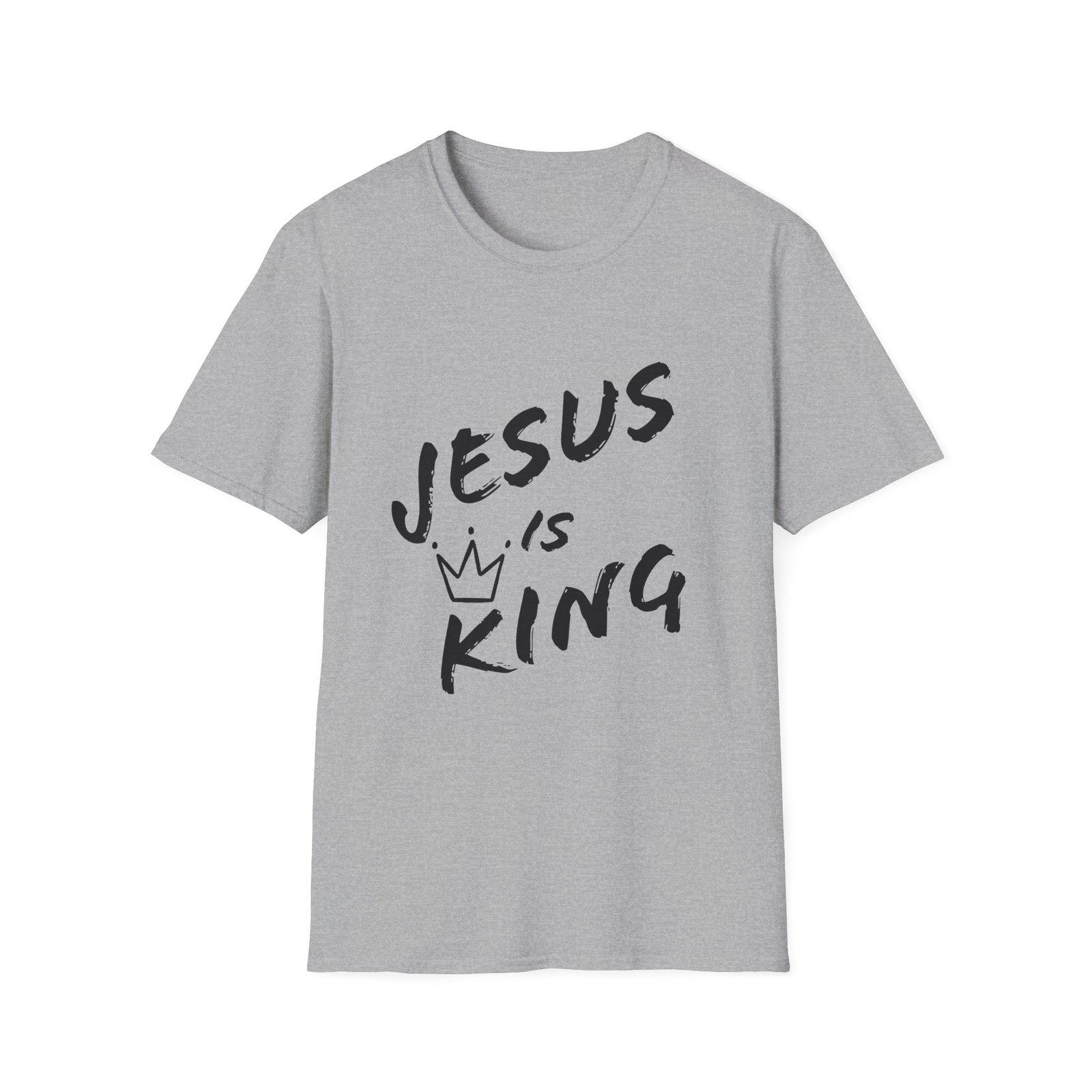 Jesus is King Adult T-Shirt - Image 5