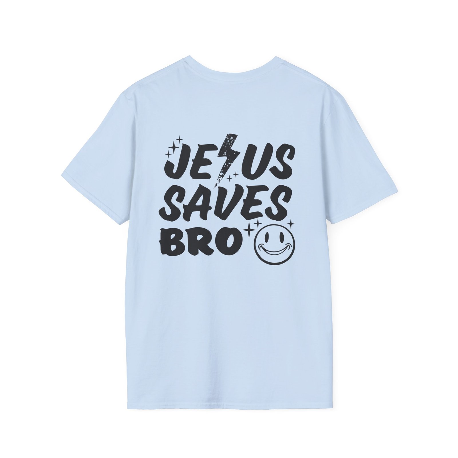 Jesus Saves Bro Front & Back Adult T-Shirt - Image 15