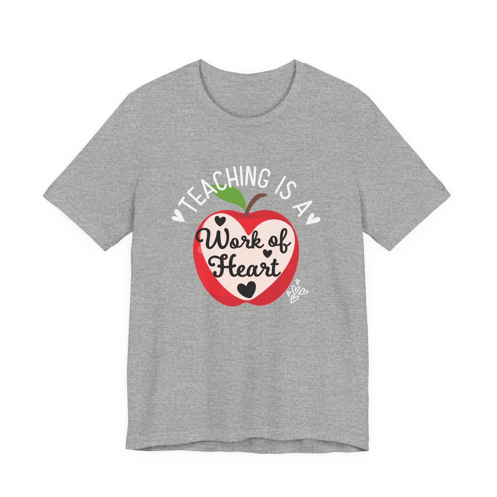 Teaching Is A Work of Heart T-Shirt - Image 4