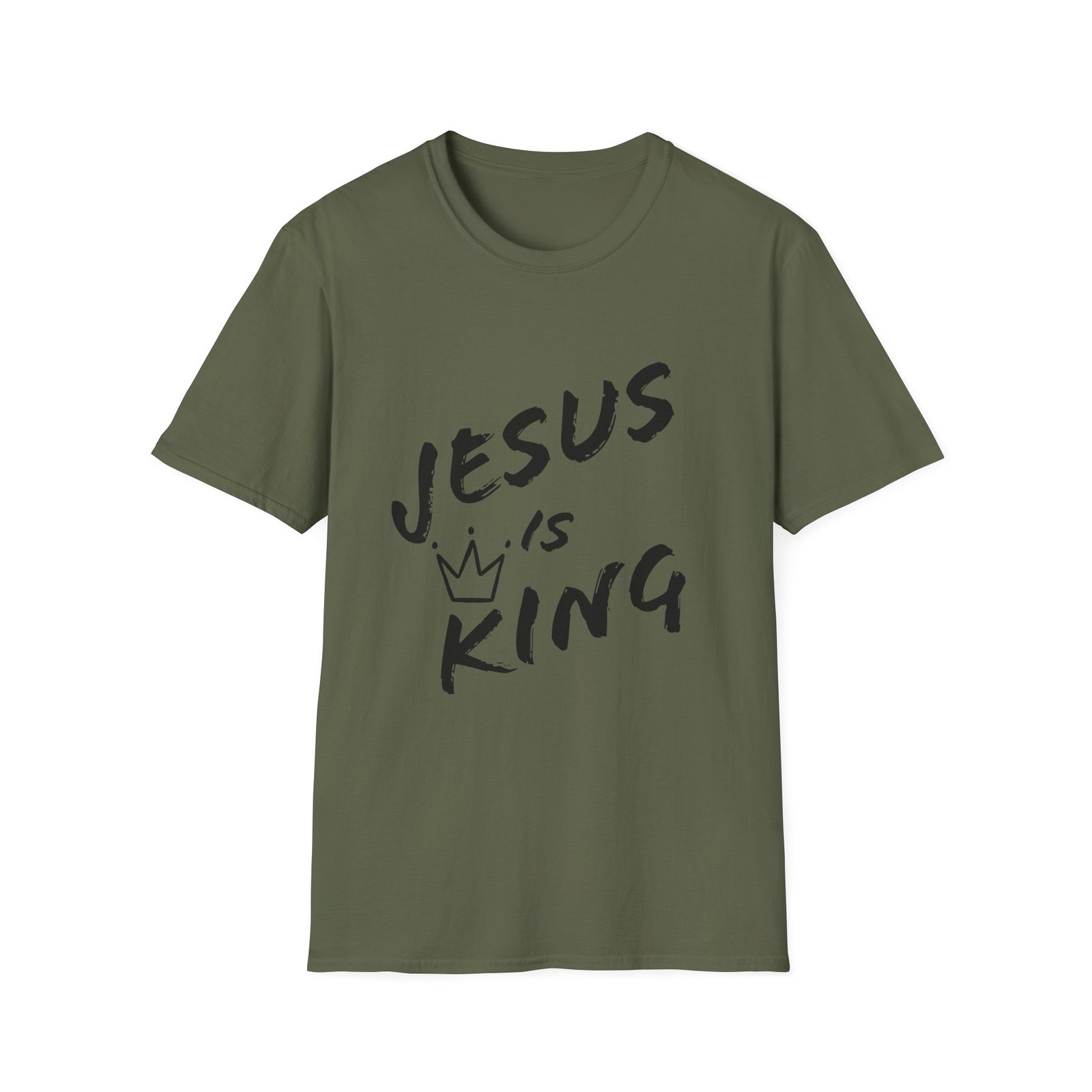 Jesus is King Adult T-Shirt - Image 7