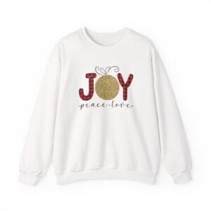 Joy Peace & Love (Christmas) Crewneck Sweatshirt