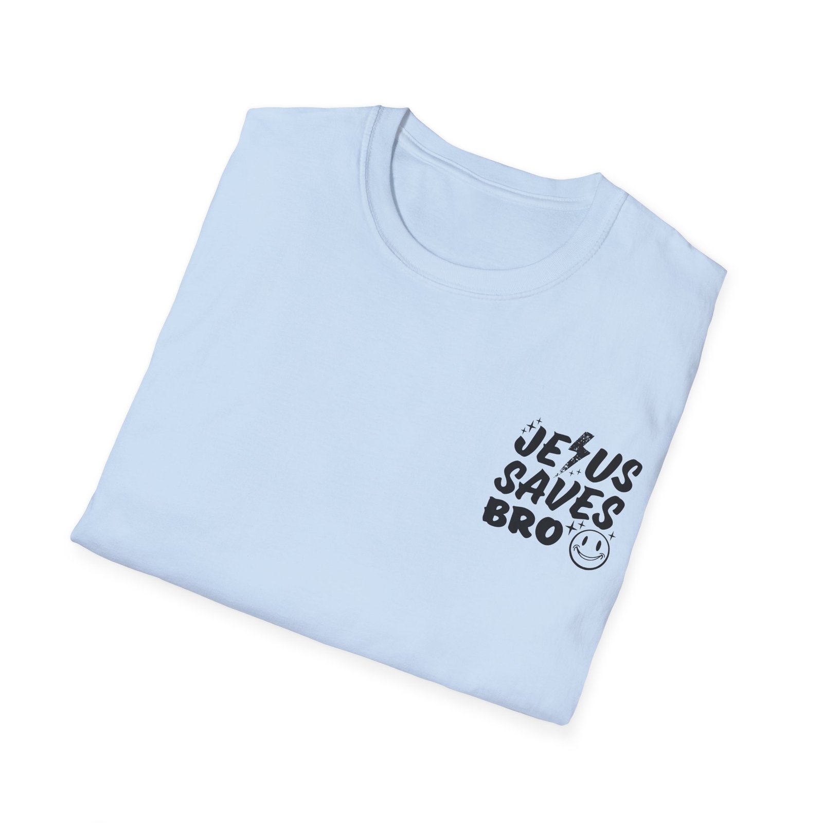 Jesus Saves Bro Front & Back Adult T-Shirt - Image 14