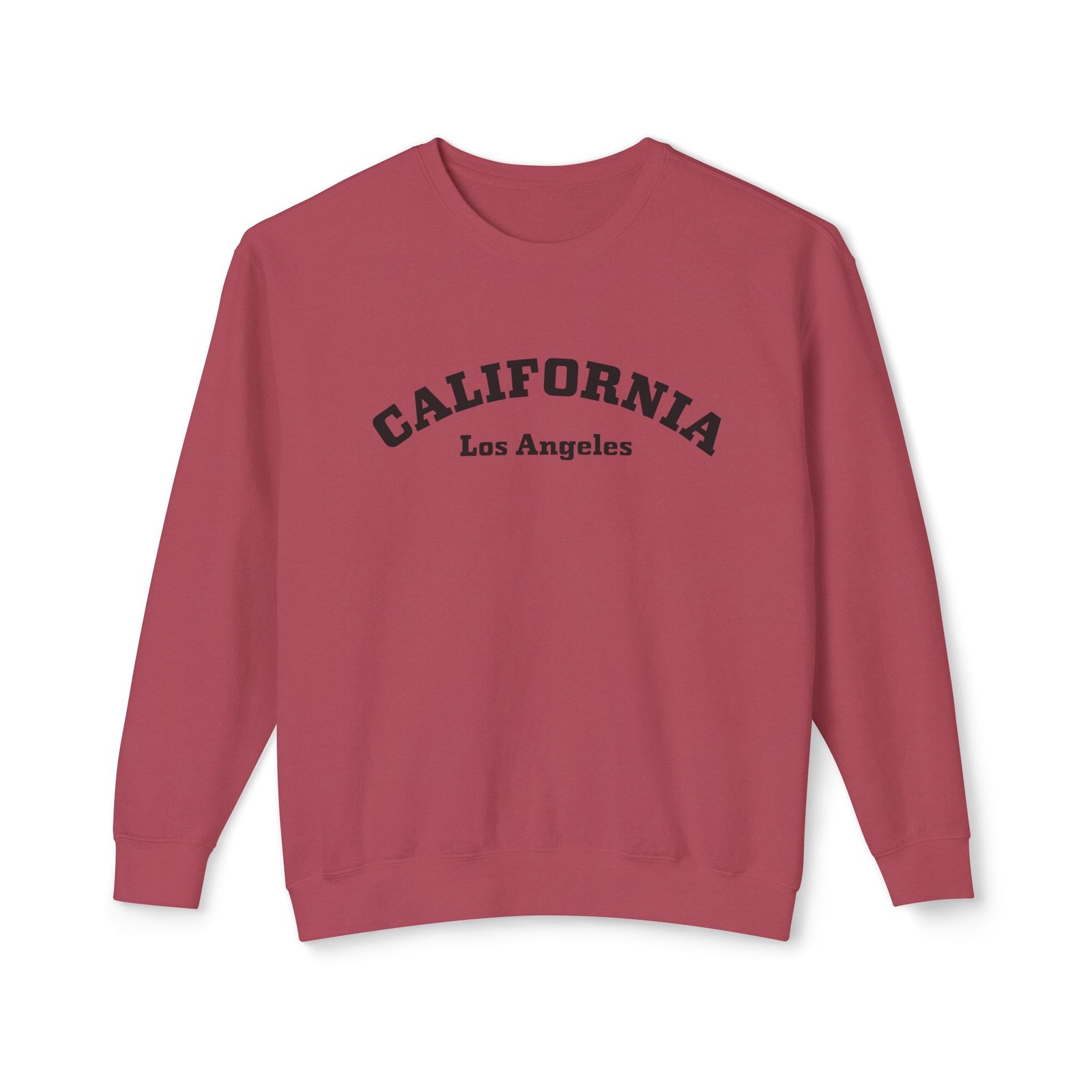 Los Angeles California Comfort Colors Lightweight Crewneck Sweatshirt - Image 8