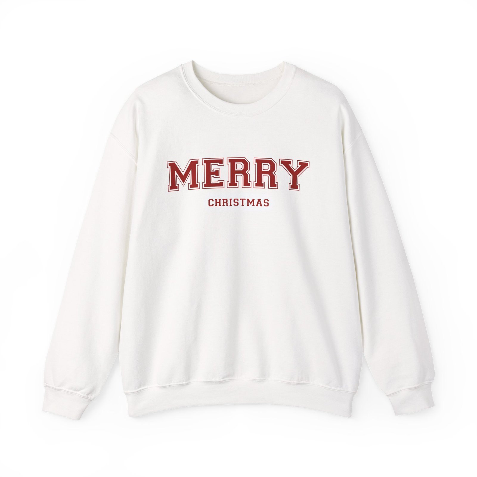 Merry Christmas Varsity Crewneck Sweatshirt - Image 4