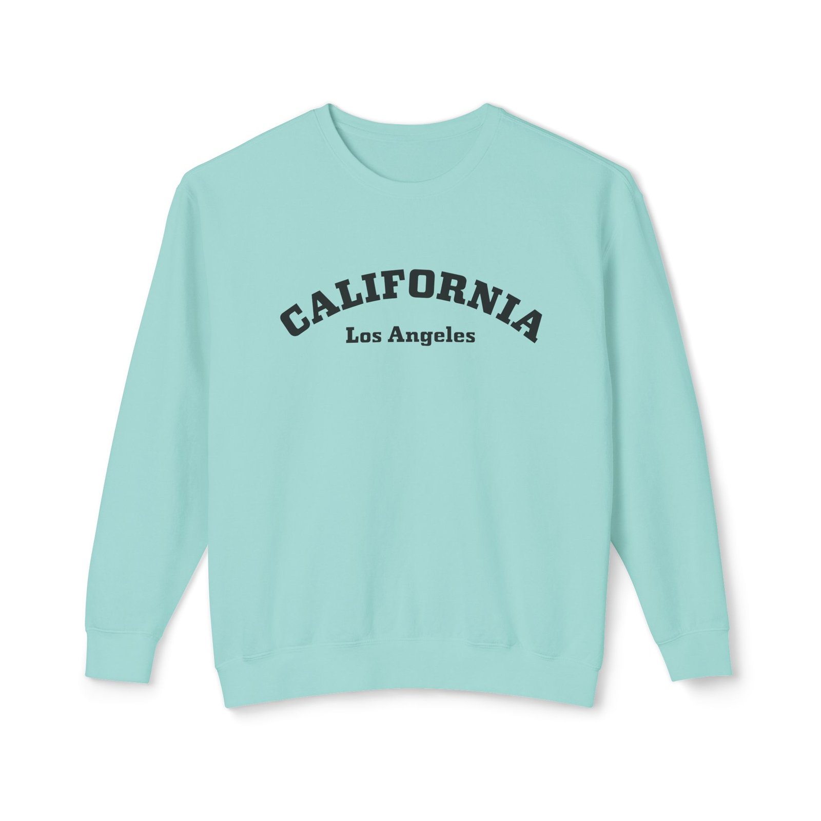 Los Angeles California Comfort Colors Lightweight Crewneck Sweatshirt - Image 9