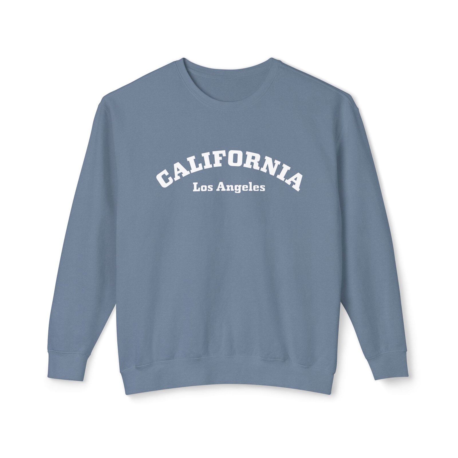 Los Angeles California Comfort Colors Lightweight Crewneck Sweatshirt - Image 5