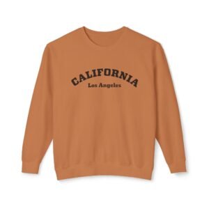 Los Angeles California Comfort Colors Lightweight Crewneck Sweatshirt