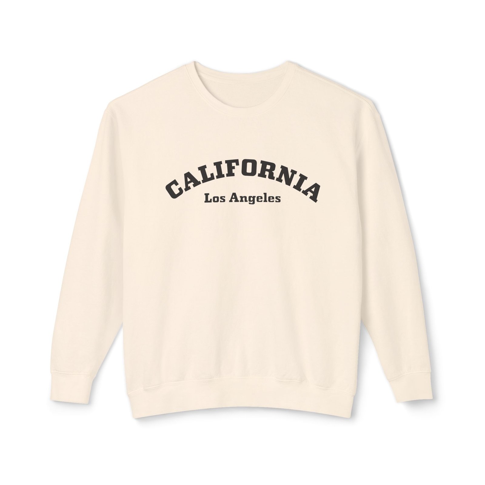 Los Angeles California Comfort Colors Lightweight Crewneck Sweatshirt - Image 3