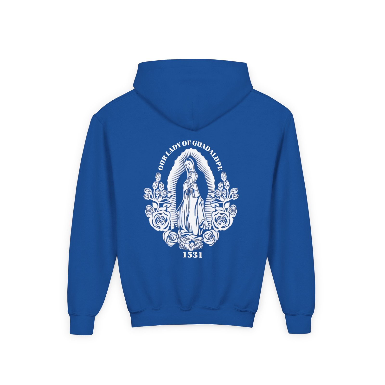 Our Lady of Guadalupe Youth Hoodie Sweatshirt - Image 9