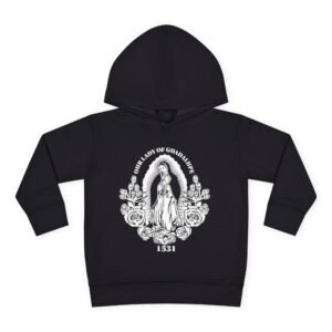 Our Lady of Guadalupe Toddler Pullover Fleece Hoodie