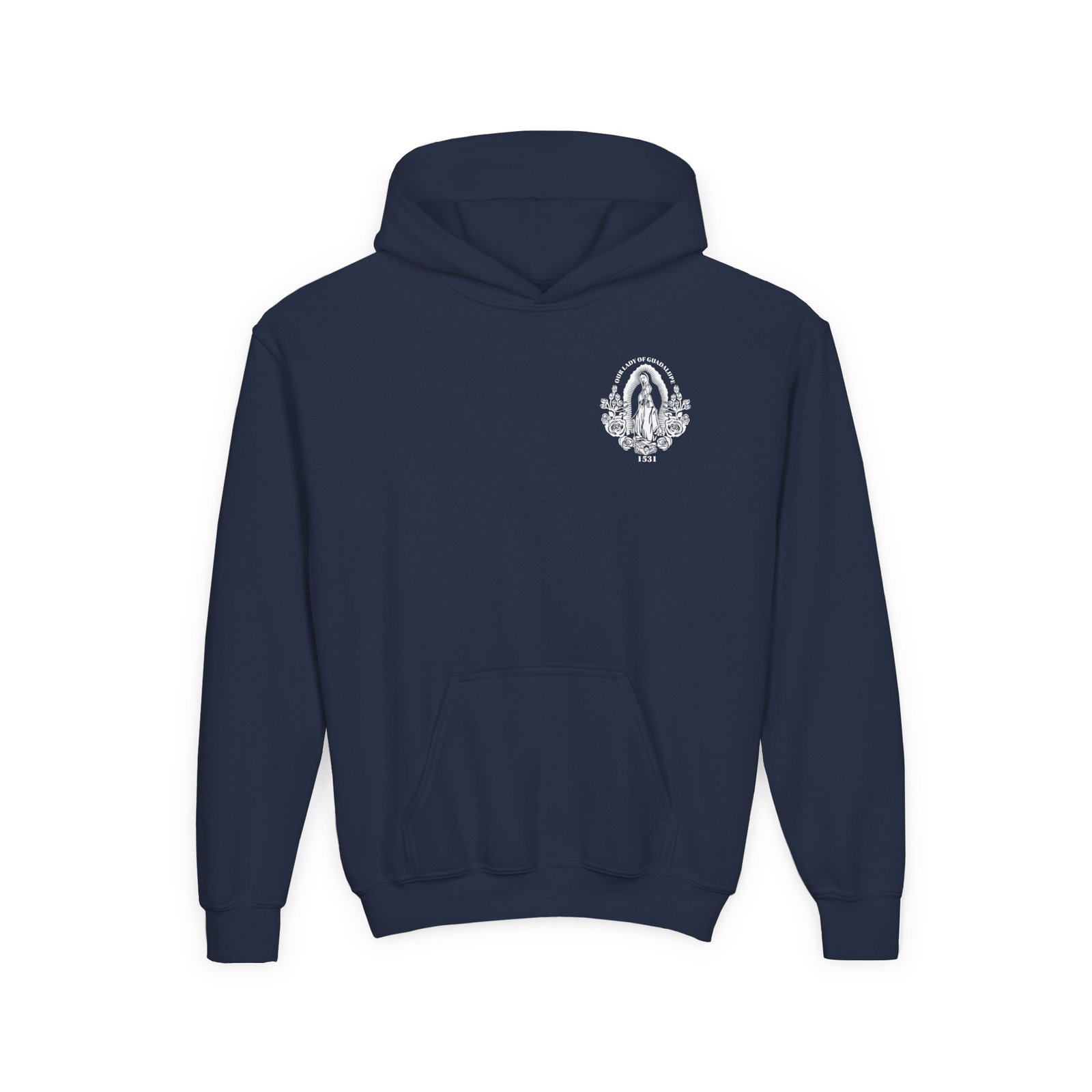 Our Lady of Guadalupe Youth Hoodie Sweatshirt - Image 10