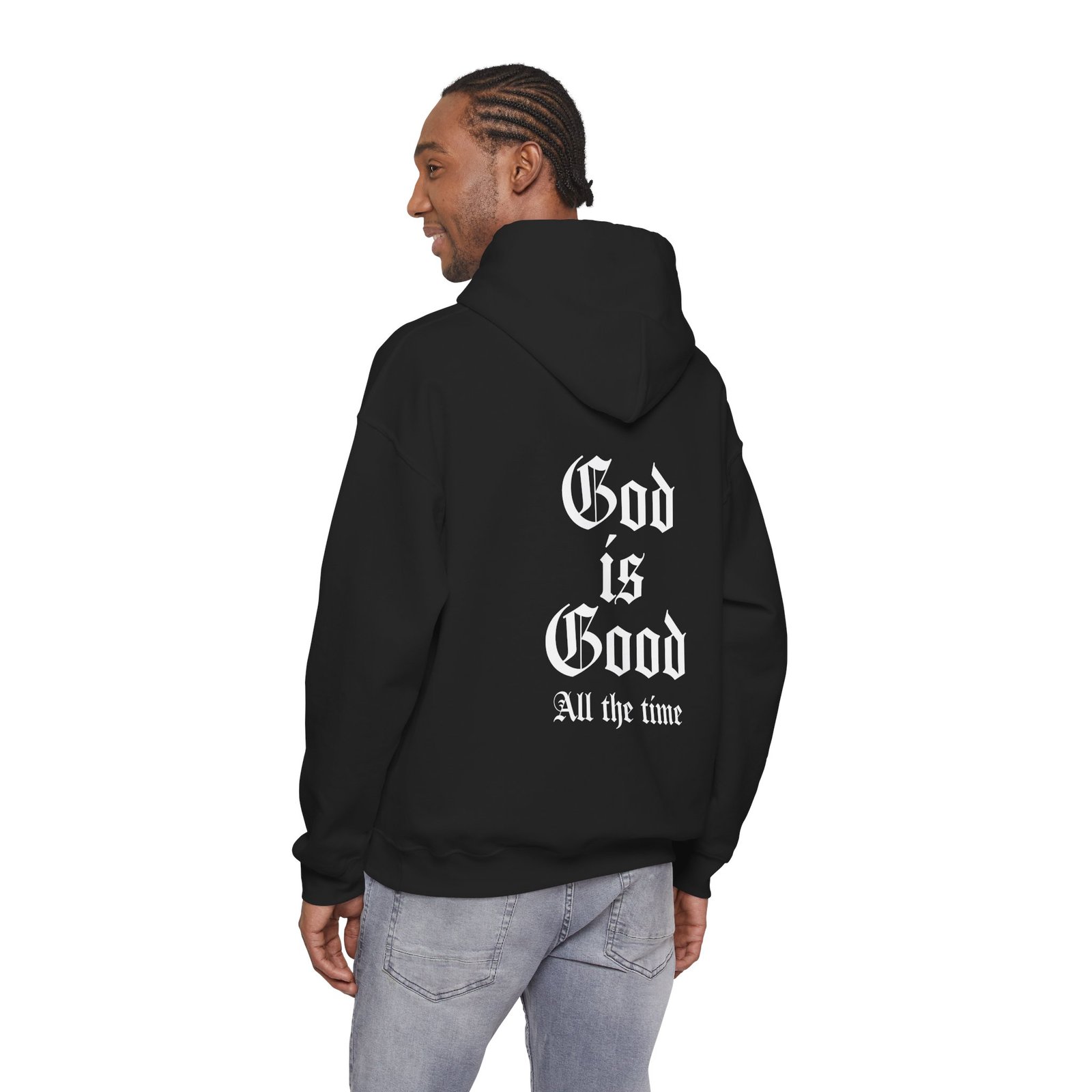 God is Good All the Time Heavy Blend™ Hoodie Sweatshirt - Image 4