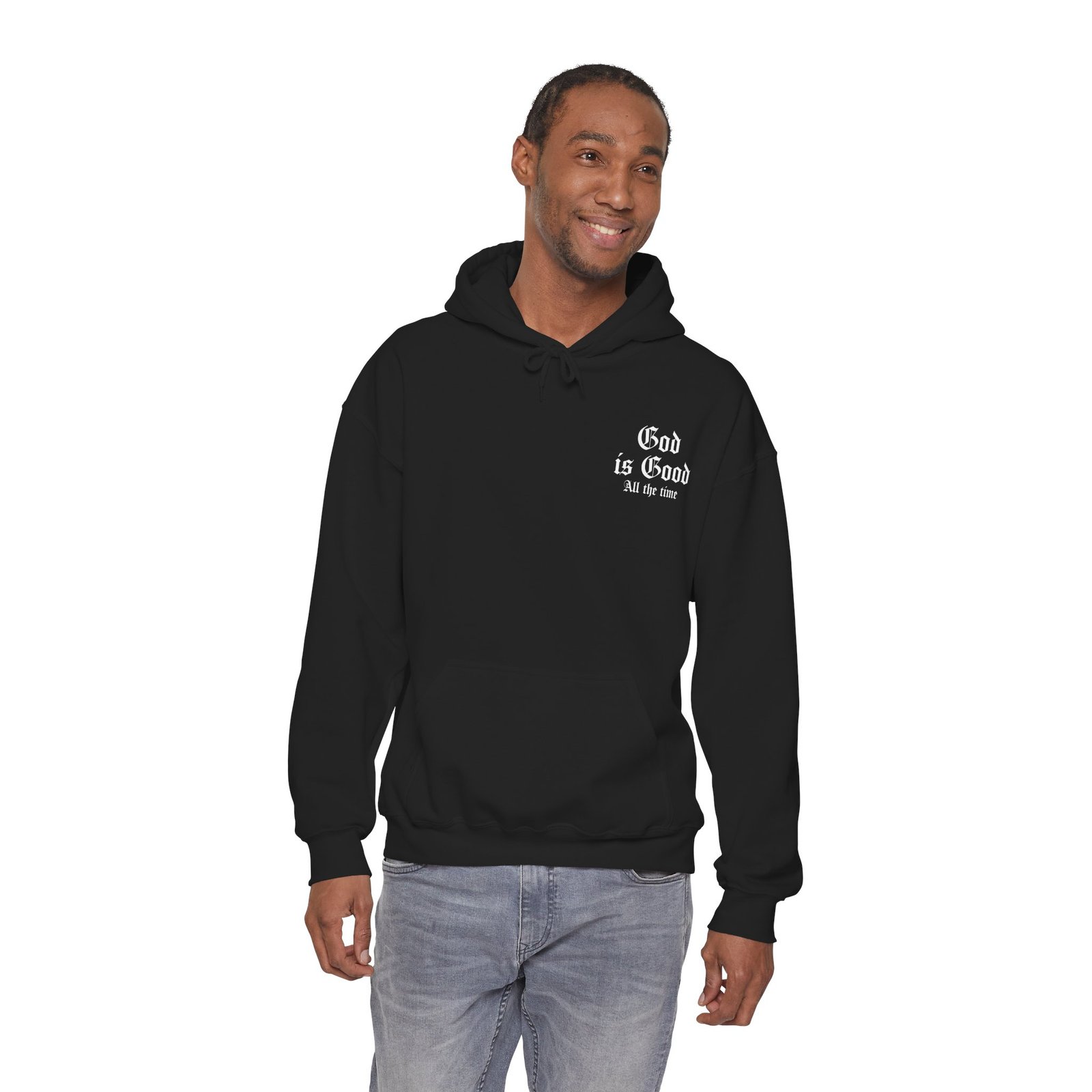 God is Good All the Time Heavy Blend™ Hoodie Sweatshirt - Image 5