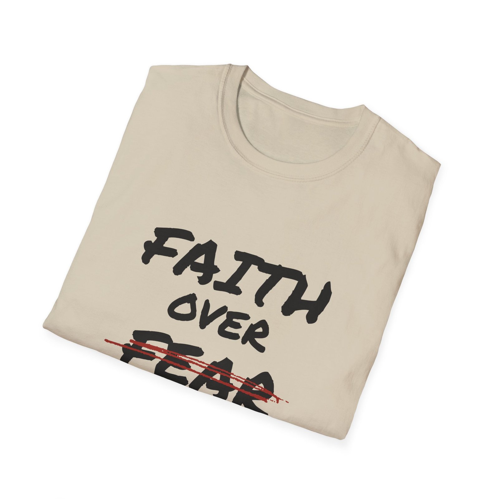 Faith Over Fear (Psalm 56:3) T-Shirt - Image 8