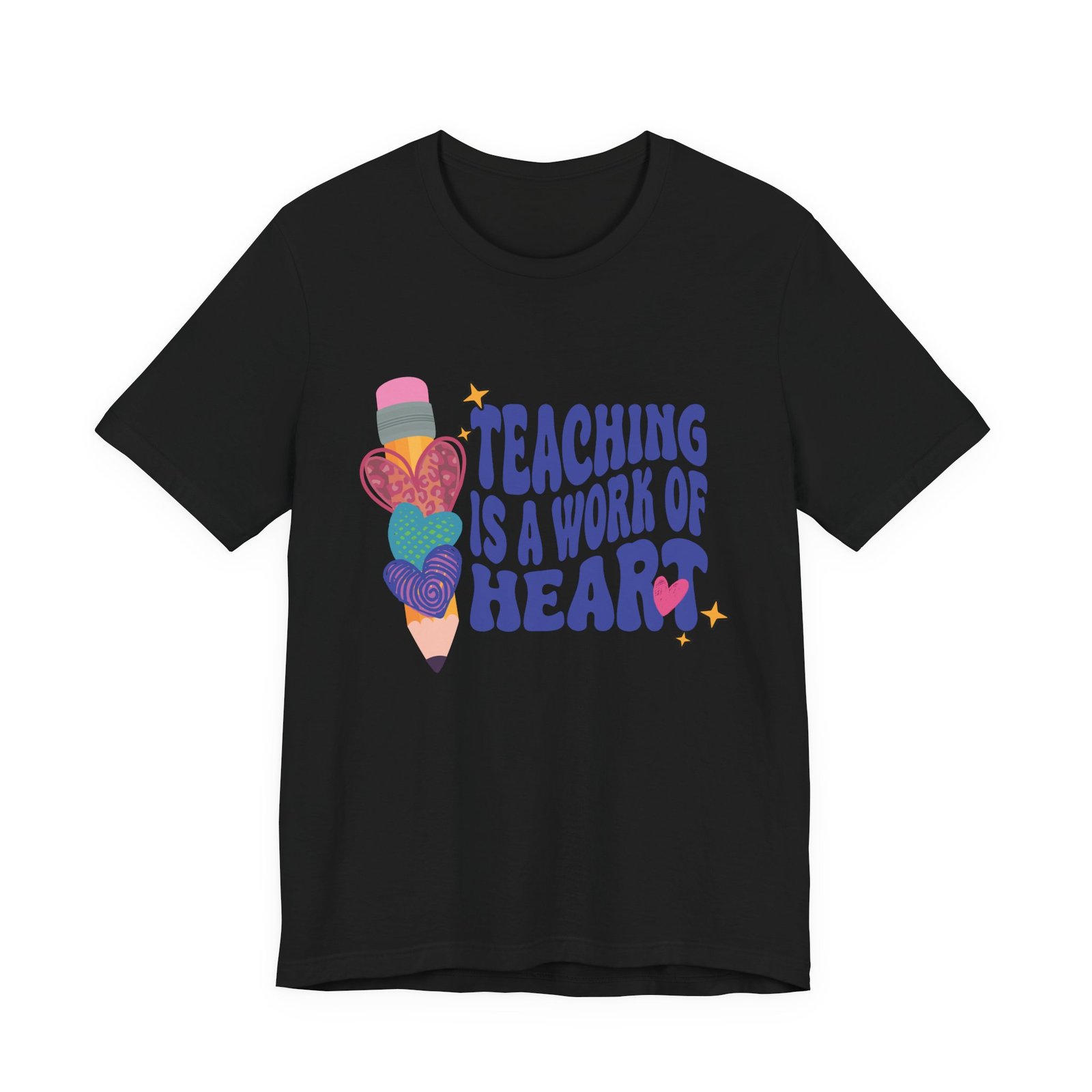 Teaching Is A Work of Heart T-Shirt - Image 3