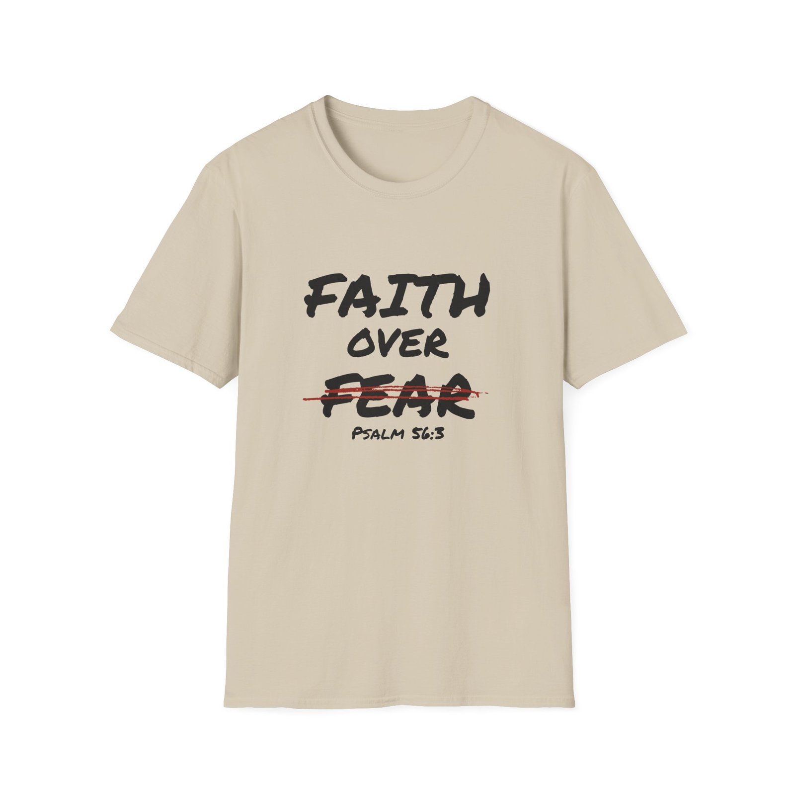 Faith Over Fear (Psalm 56:3) T-Shirt - Image 7