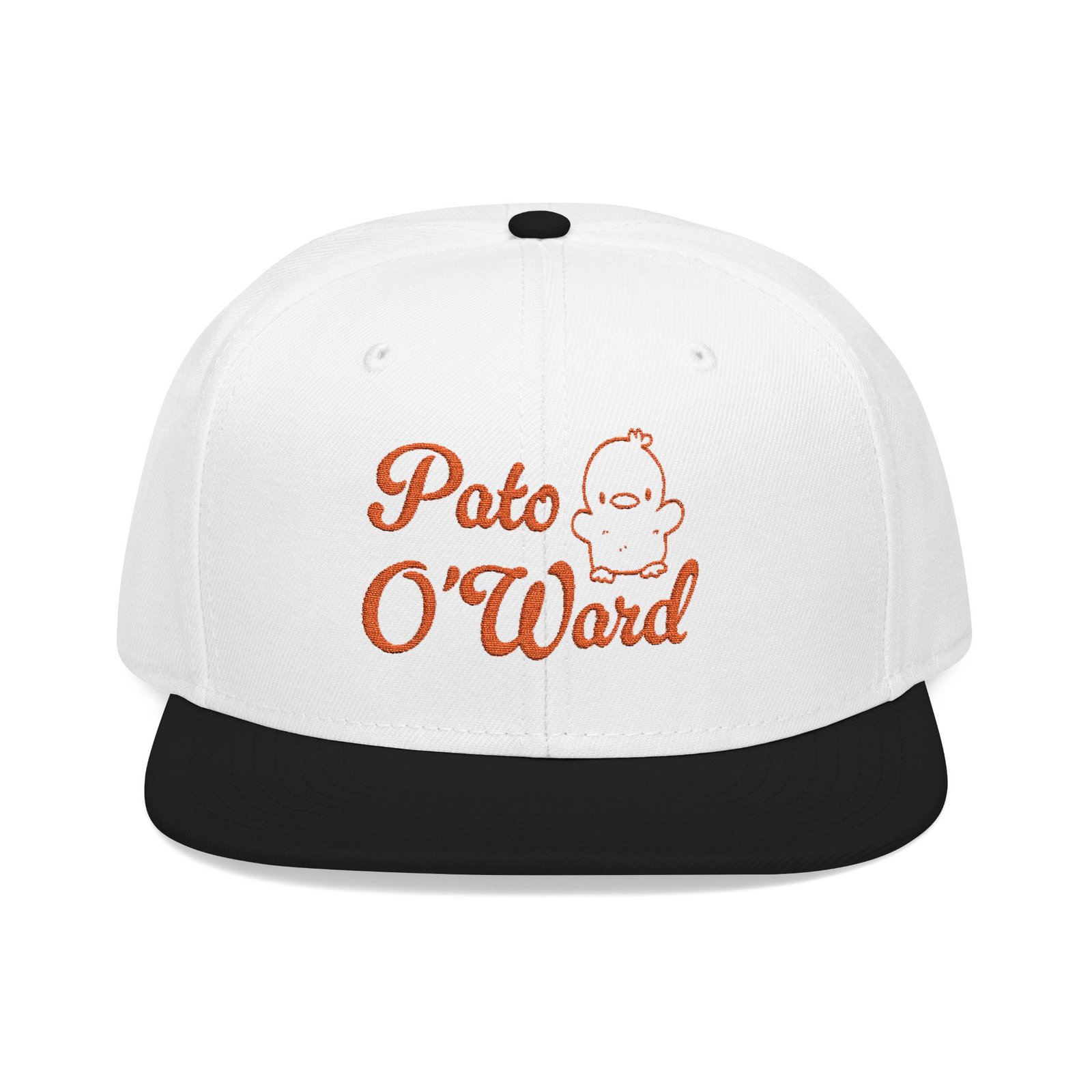 Pato Oward Dukie-Patito Mexico Flag Flat Bill Snapback Cap (Embroidery) - Front & Back Print - Image 6