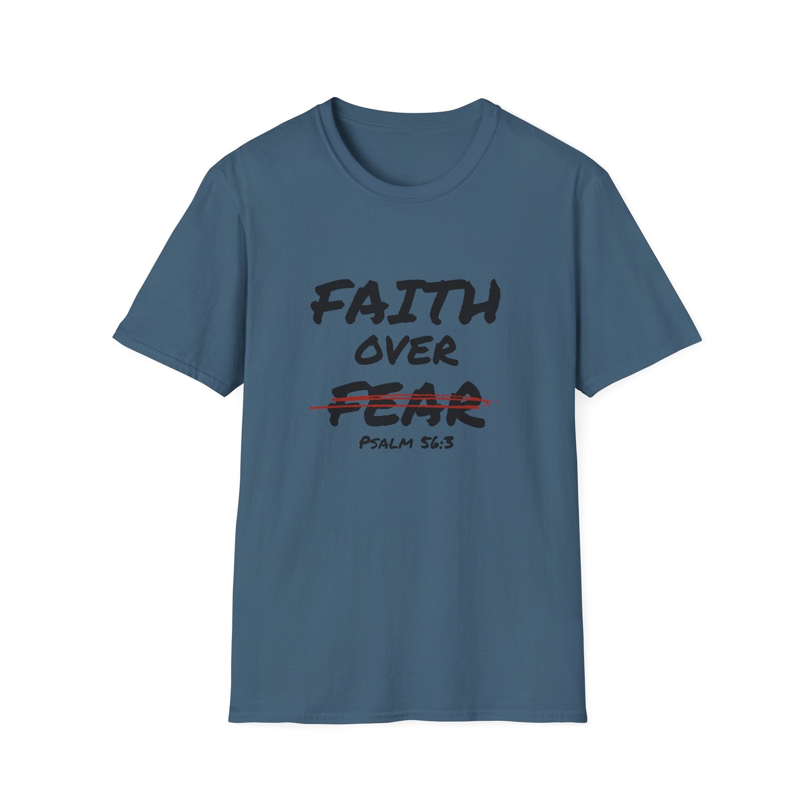 Faith Over Fear (Psalm 56:3) T-Shirt - Image 9