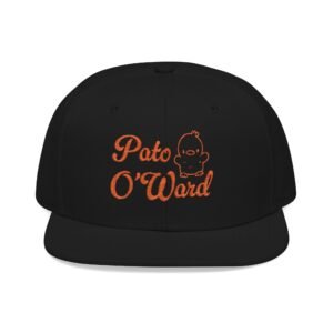 Pato Oward Dukie-Patito Mexico Flat Bill Snapback Cap (Embroidery) - Front & Back Print