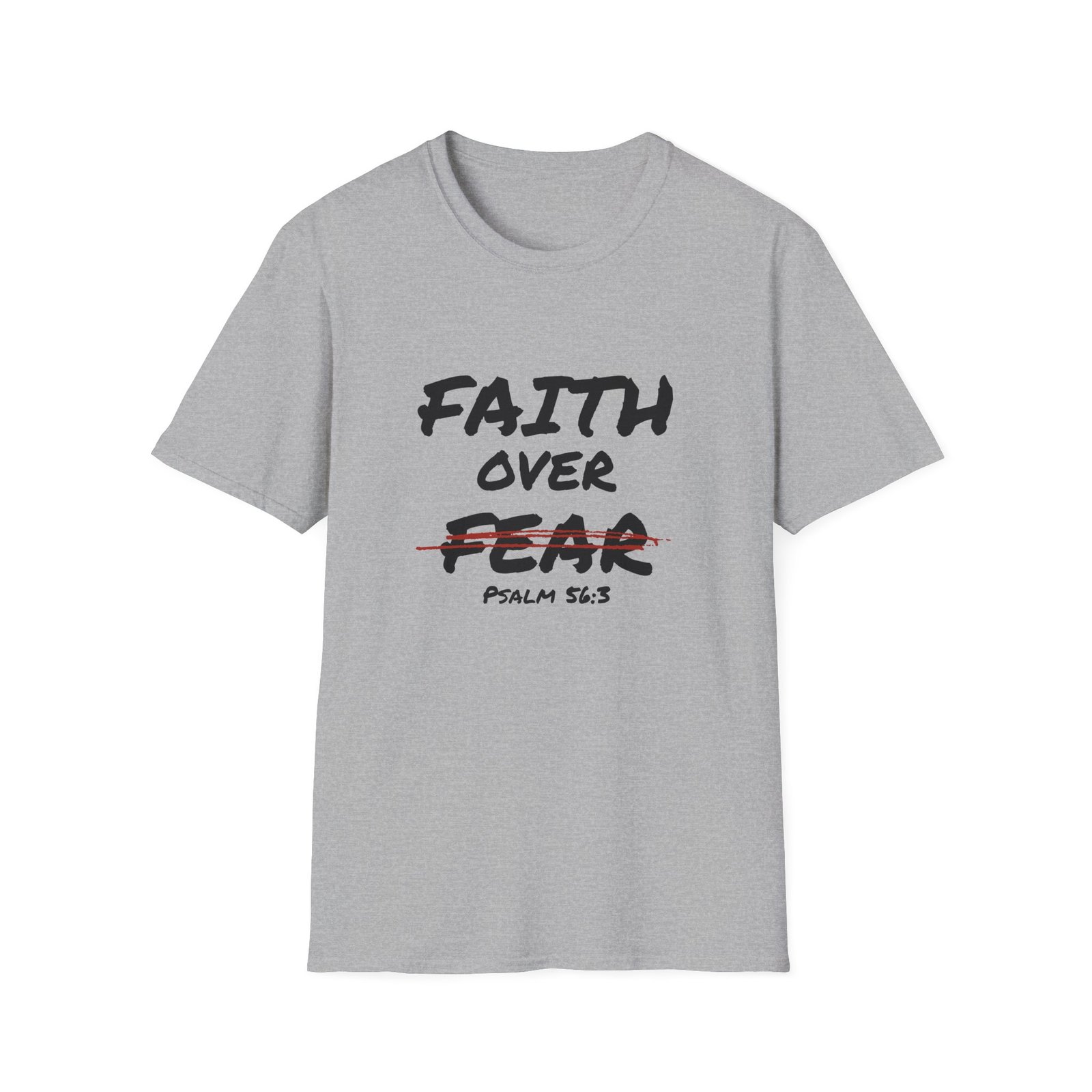 Faith Over Fear (Psalm 56:3) T-Shirt - Image 4