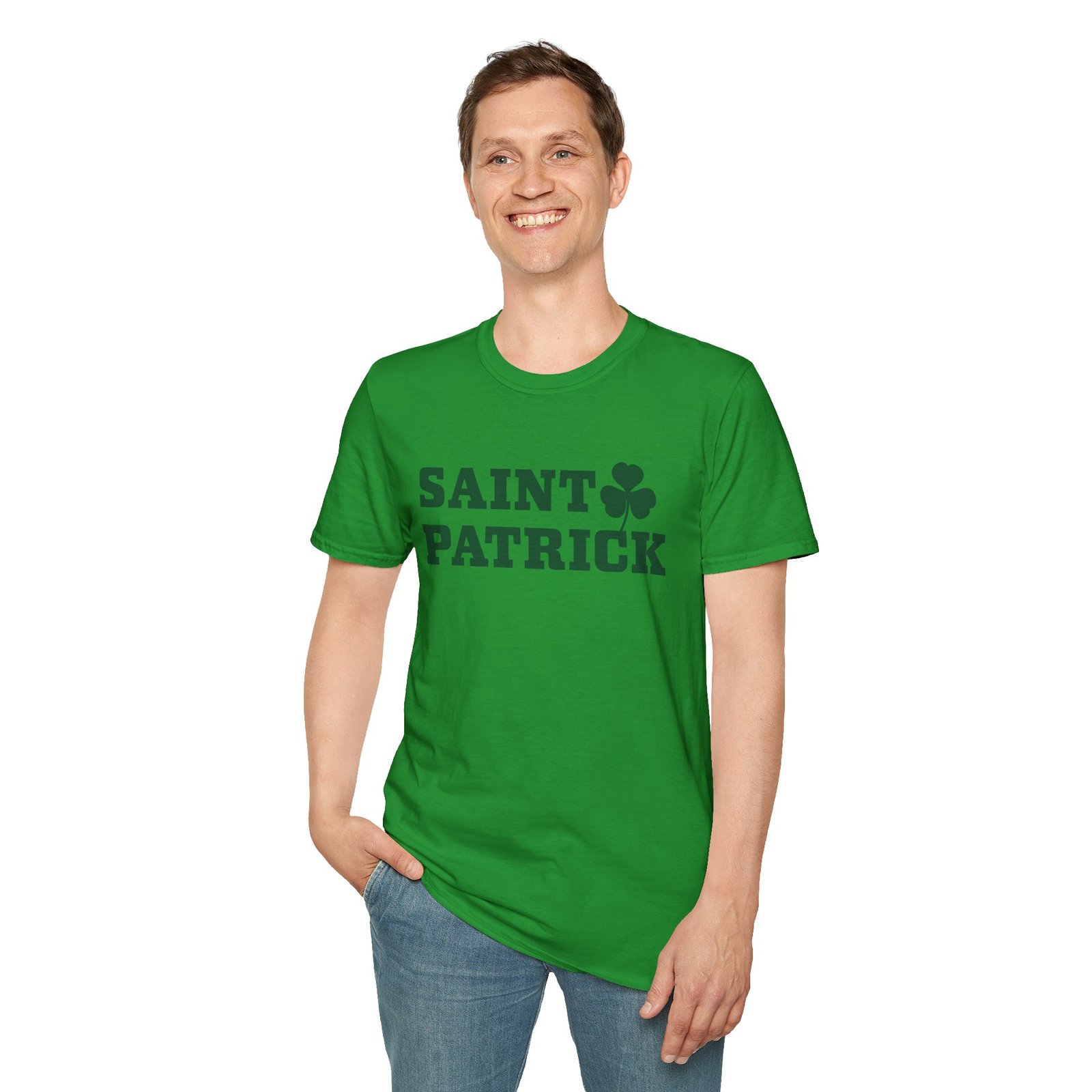 Saint Patrick Shamrock Clover T-Shirt - Image 6