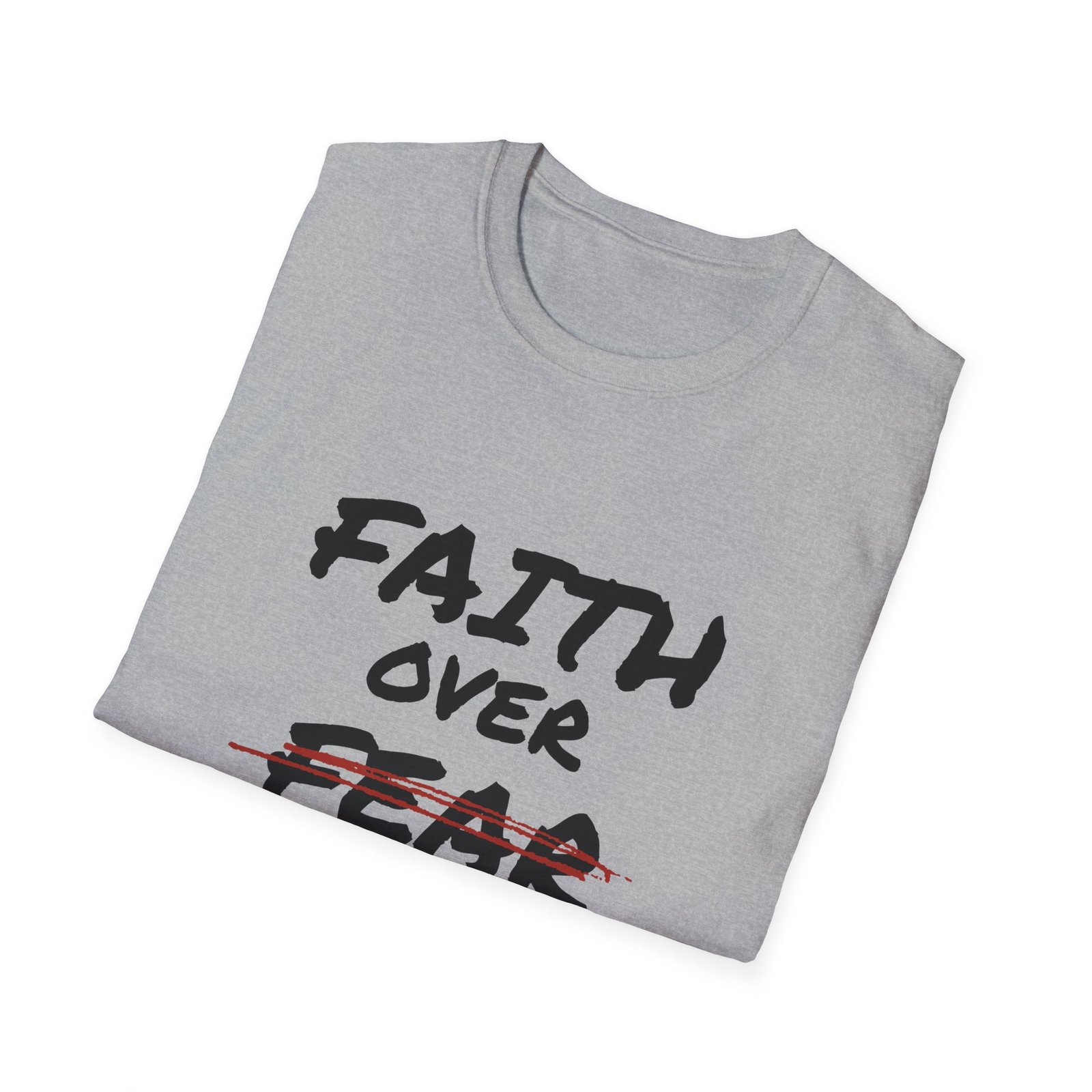 Faith Over Fear (Psalm 56:3) T-Shirt - Image 5