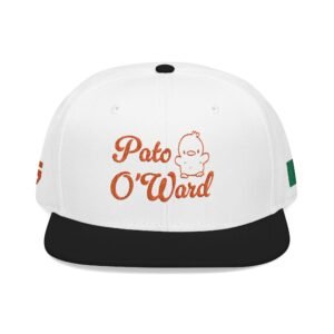 Pato Oward Dukie-Patito Mexico Flag Number Five Flat Bill Snapback Cap (Embroidery) - Three Sides Print