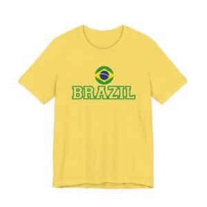 Brazil Round Flag T-Shirt