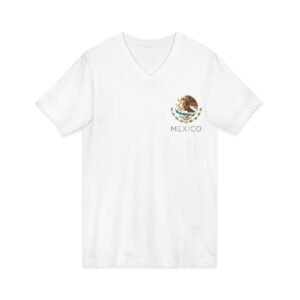 Mexico Coat of Arms Eagle V-Neck BellaCanvas Tee