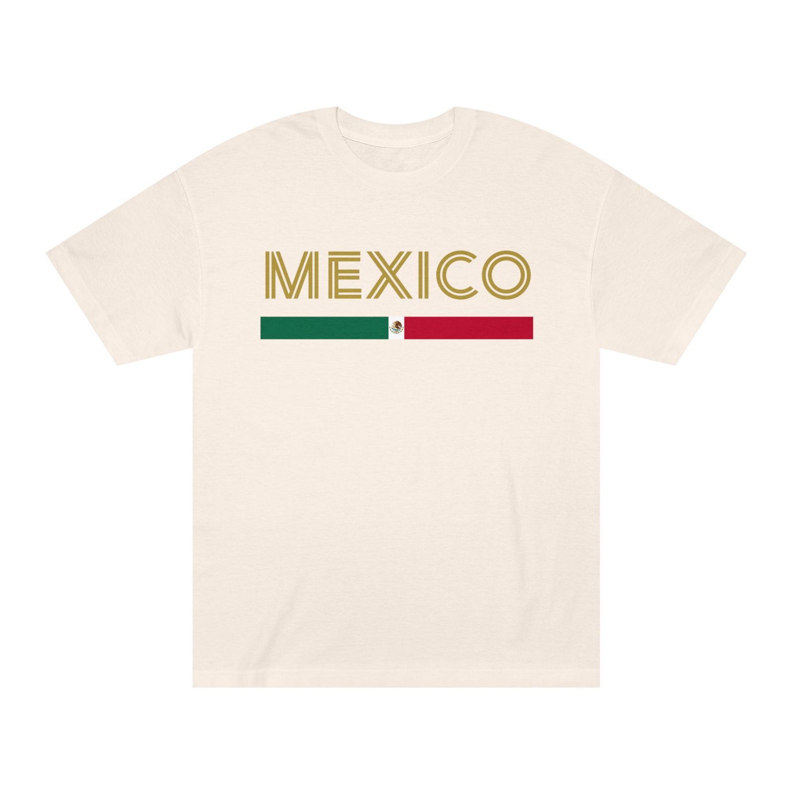 Mexico Green White Red Flag Classic T-Shirt - Image 10