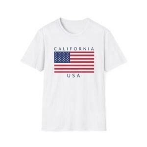 California USA Flag T-Shirt