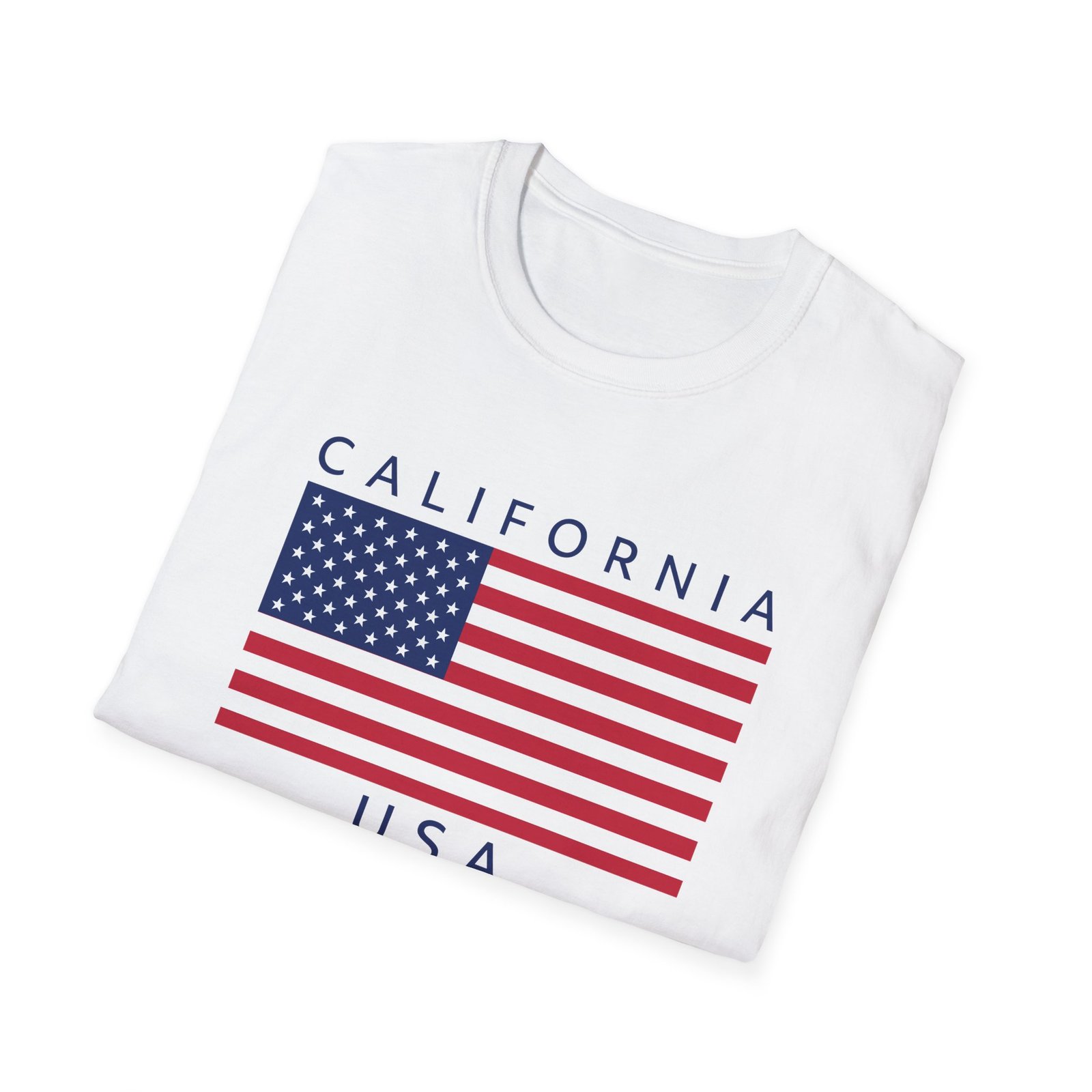 California USA Flag T-Shirt - Image 2