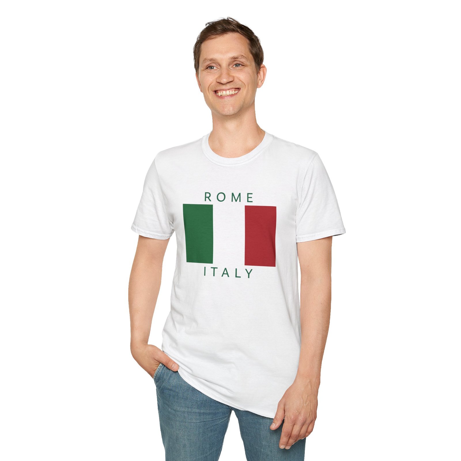 Rome Italy Flag T-Shirt - Image 4