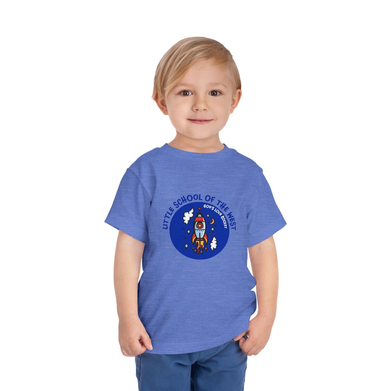 Little School of the West Toddler Bella+Canvas Tee - Image 2